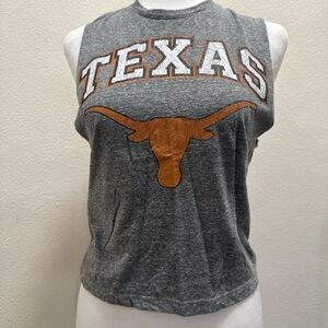 Texas Longhorns Grey Tank Top